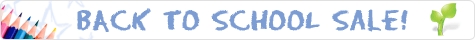 Back To School Sale