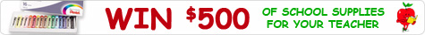 Win $500 of school supplies